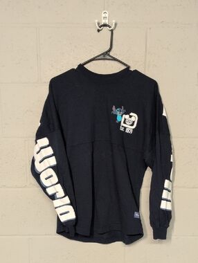 Disney Spirit Jersey Stich, Disney World Long Sleeve Spirit Jersey Size XS
